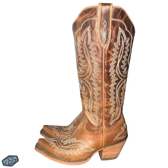 ARIAT Women’s CASANOVA SHADES OF GRAIN Snip Toe Tall Western/Cowboy BOOTS | NEW - Picture 12 of 16